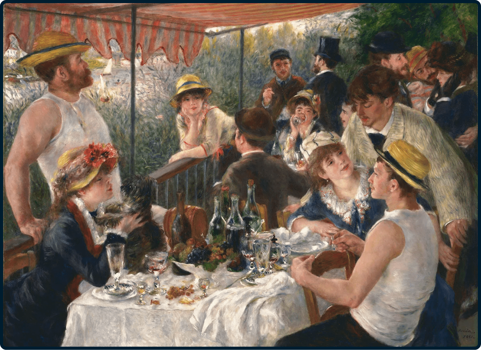 Le Déjeuner Des Canotiers Auguste Renoir