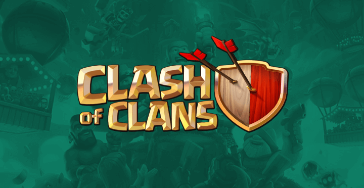 شعار Clash of Clans.