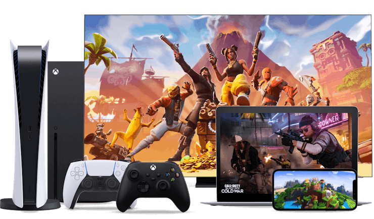 Różne konsole do gier i urządzenia.