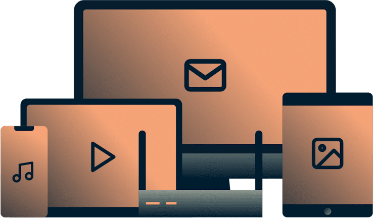 Tất cả các thiết bị hiển thị biểu tượng trên màn hình.