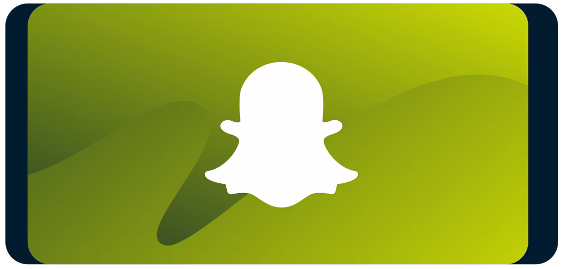 Akıllı telefonda Snapchat logosu