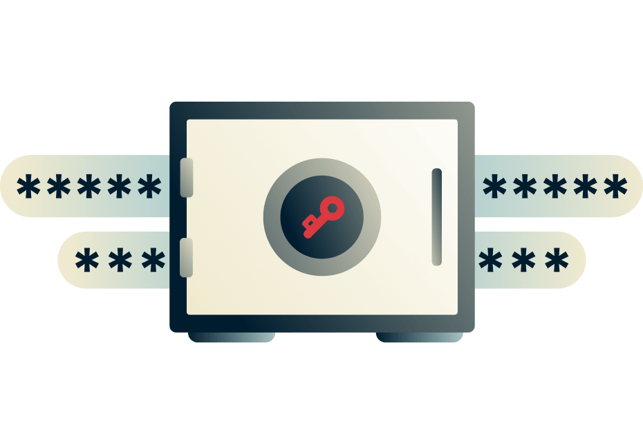 Пароли и хранилище ExpressVPN Keys.