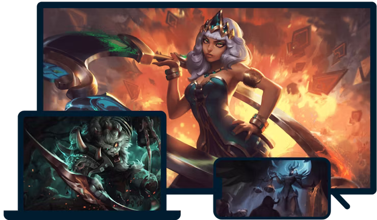 League of Legends auf zahlreichen Geräten.