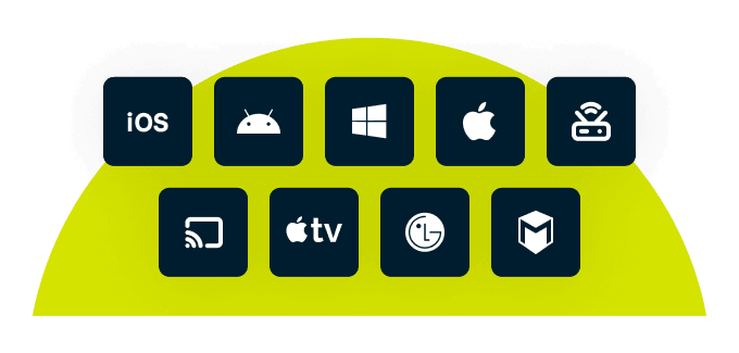 Seien Sie überall mit globaler Standortauswahl.