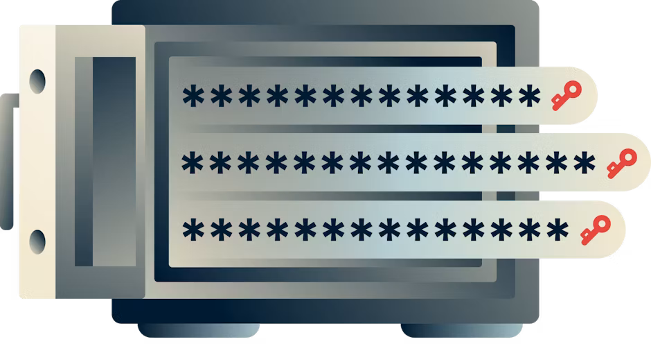 Никто кроме ваc не увидит пароли, сохраненные в ExpressVPN Keys.